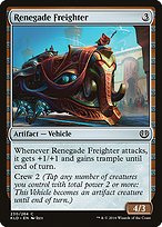 Magic the Gathering Card - Renegade Freighter - MTG Circle