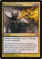 Magic the Gathering Card - Breath of Malfegor - MTG Circle