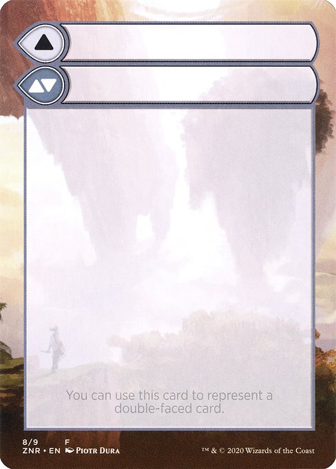 Magic the Gathering Card - Double-Faced Substitute Card - MTG Circle