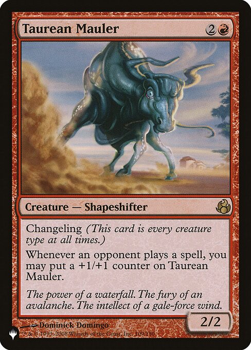Magic the Gathering Card - Taurean Mauler - MTG Circle