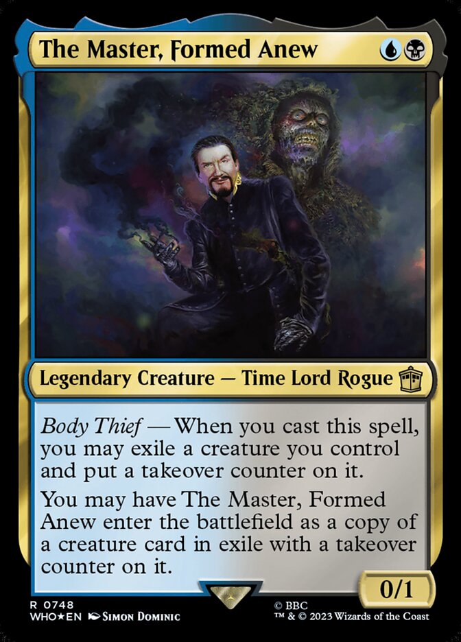 Magic the Gathering Card - The Master, Formed Anew - MTG Circle