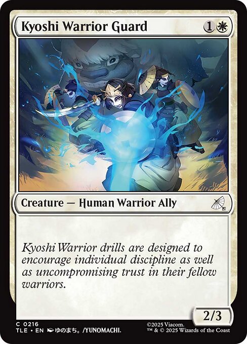 Magic the Gathering Card - Kyoshi Warrior Guard - MTG Circle
