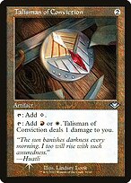 Magic the Gathering Card - Talisman of Conviction - MTG Circle