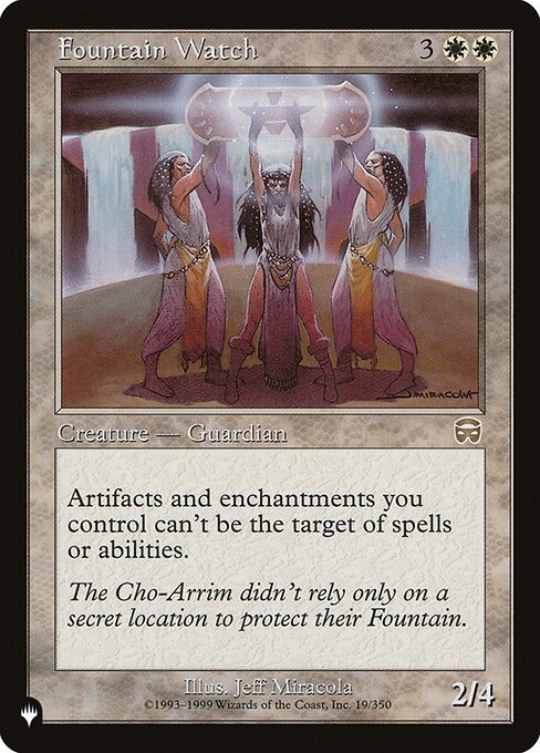 Magic the Gathering Card - Fountain Watch - MTG Circle