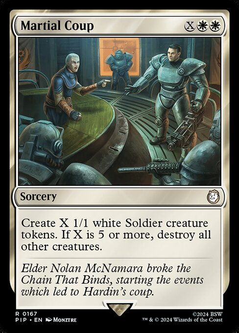Magic the Gathering Card - Martial Coup - MTG Circle