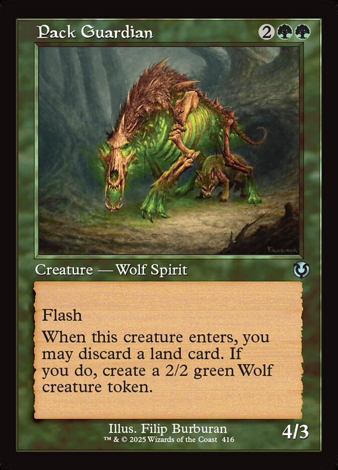 Magic the Gathering Card - Pack Guardian - MTG Circle