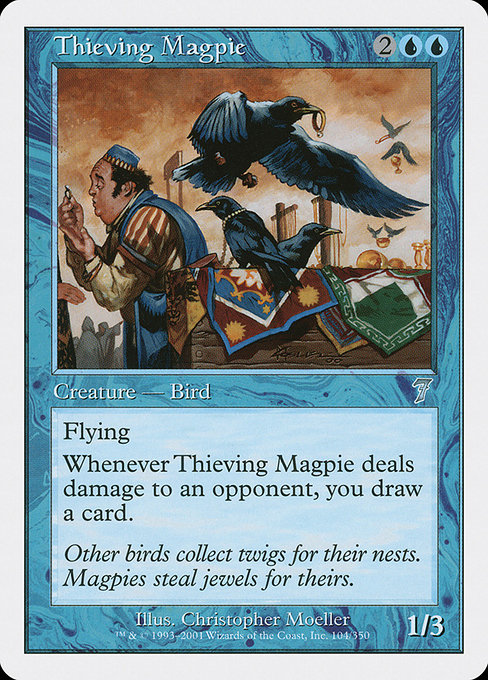 Magic the Gathering Card - Thieving Magpie - MTG Circle