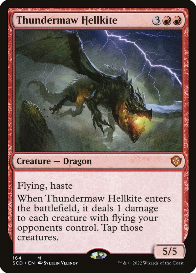 Magic the Gathering Card - Thundermaw Hellkite - MTG Circle