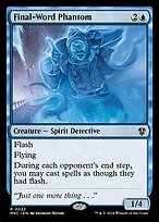 Magic the Gathering Card - Final-Word Phantom - MTG Circle