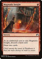Magic the Gathering Card - Magmatic Insight - MTG Circle