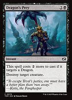 Magic the Gathering Card - Dragon's Prey - MTG Circle