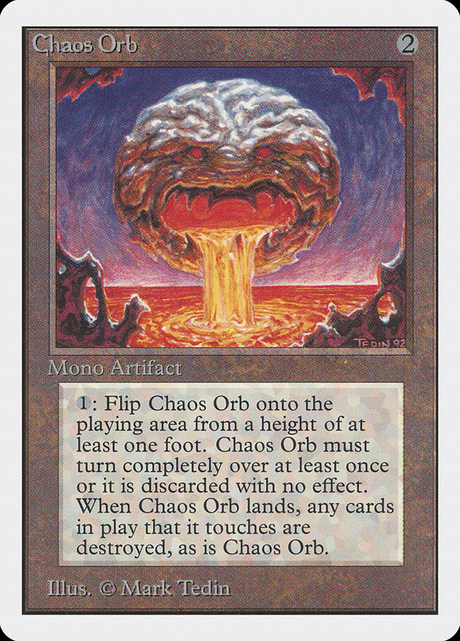 Magic the Gathering Card - Chaos Orb - MTG Circle
