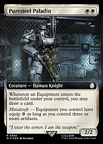 Magic the Gathering Card - Puresteel Paladin - MTG Circle