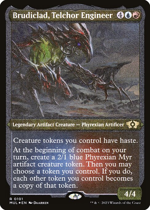 Magic the Gathering Card - Brudiclad, Telchor Engineer - MTG Circle