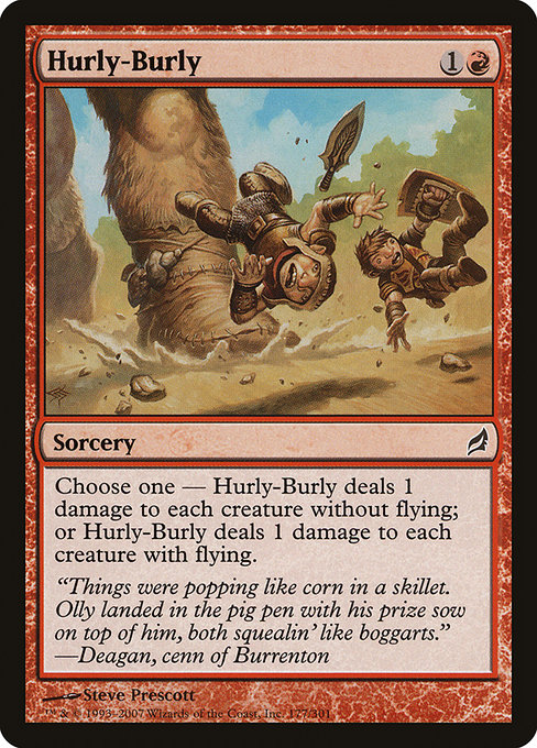 Magic the Gathering Card - Hurly-Burly - MTG Circle
