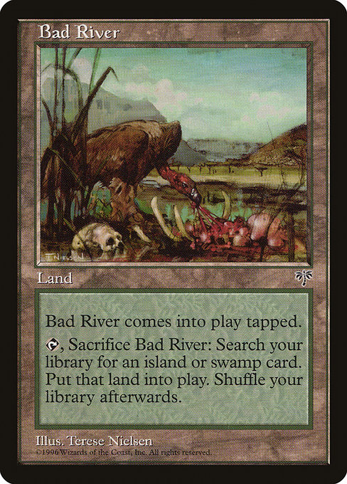 Magic the Gathering Card - Bad River - MTG Circle
