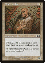 Magic the Gathering Card - Monk Realist - MTG Circle