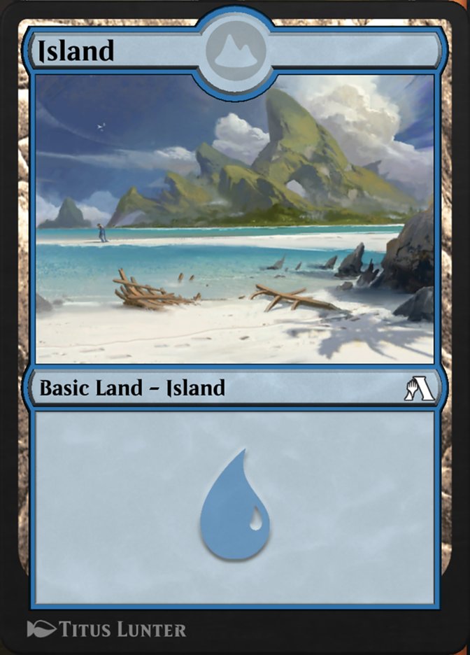 Magic the Gathering Card - Island - MTG Circle