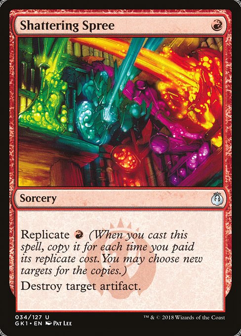 Magic the Gathering Card - Shattering Spree - MTG Circle