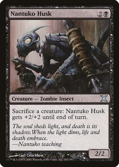 Magic the Gathering Card - Nantuko Husk - MTG Circle