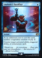 Magic the Gathering Card - Louisoix's Sacrifice - MTG Circle
