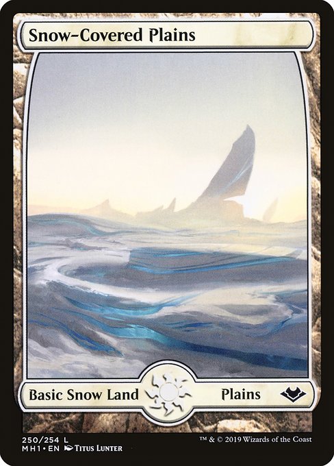 Magic the Gathering Card - Snow-Covered Plains - MTG Circle