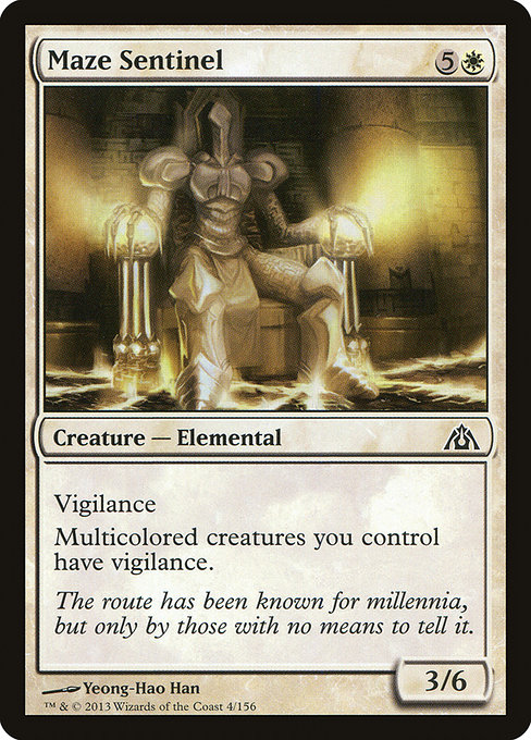 Magic the Gathering Card - Maze Sentinel - MTG Circle