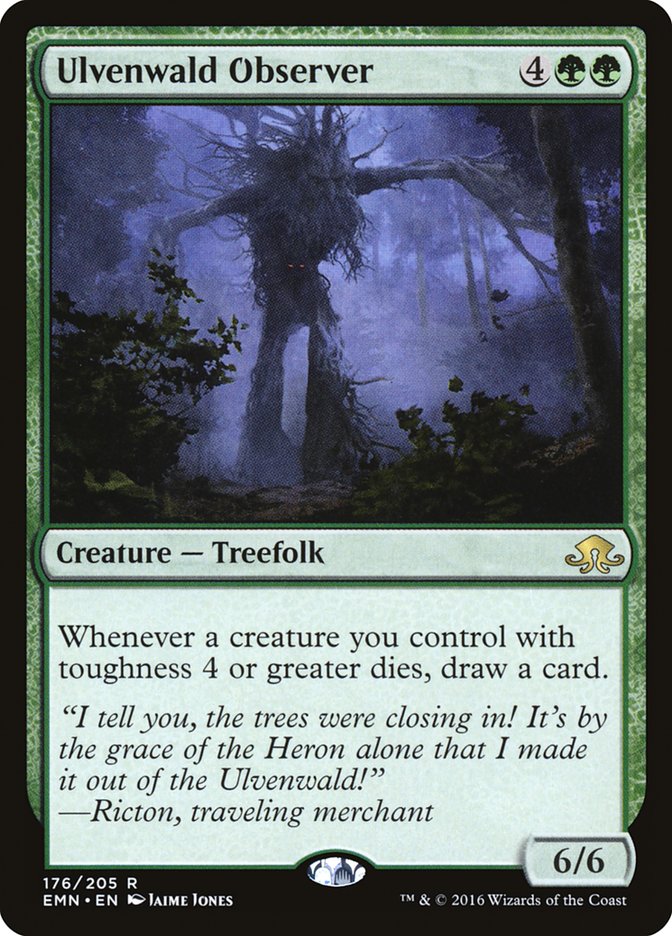 Magic the Gathering Card - Ulvenwald Observer - MTG Circle