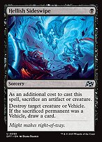 Magic the Gathering Card - Hellish Sideswipe - MTG Circle