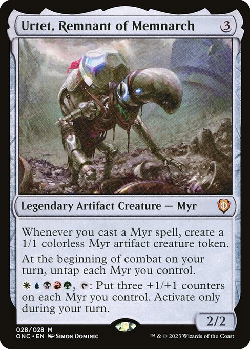 Magic the Gathering Card - Urtet, Remnant of Memnarch - MTG Circle
