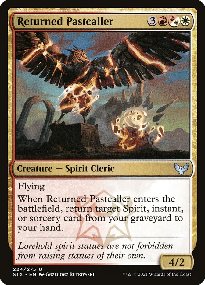 Magic the Gathering Card - Returned Pastcaller - MTG Circle