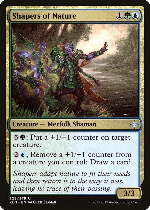 Magic the Gathering Card - Shapers of Nature - MTG Circle