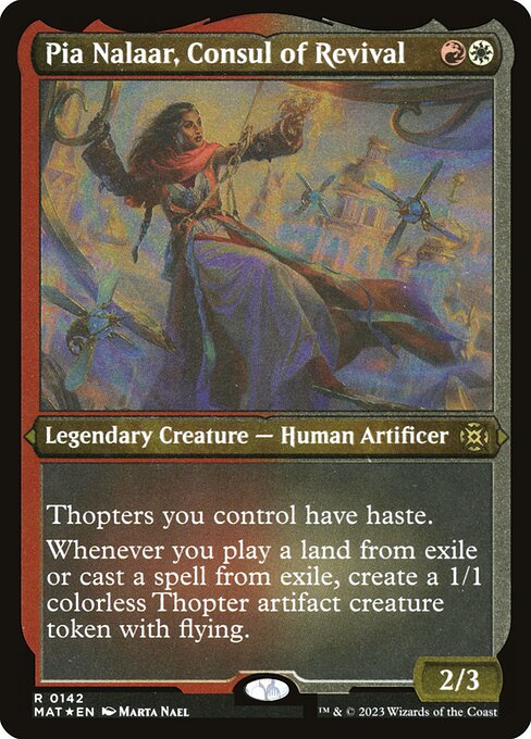 Magic the Gathering Card - Pia Nalaar, Consul of Revival - MTG Circle