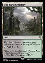 Magic the Gathering Card - Woodland Cemetery - MTG Circle