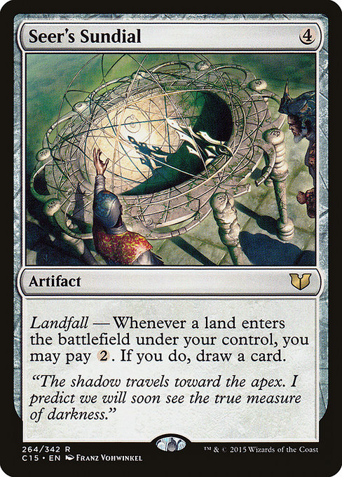 Magic the Gathering Card - Seer's Sundial - MTG Circle