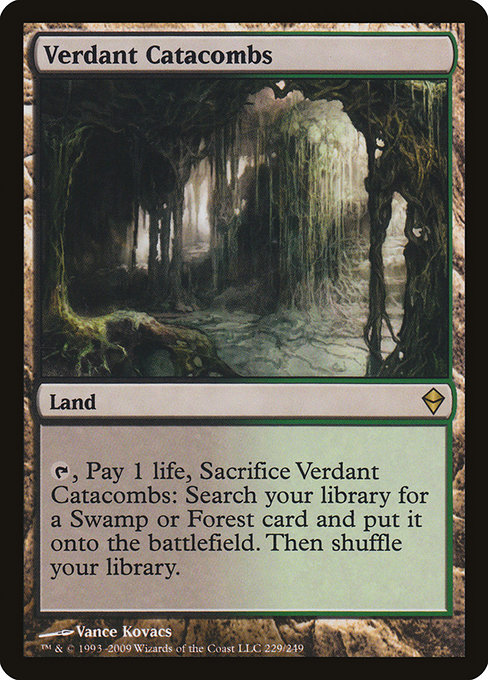 Magic the Gathering Card - Verdant Catacombs - MTG Circle