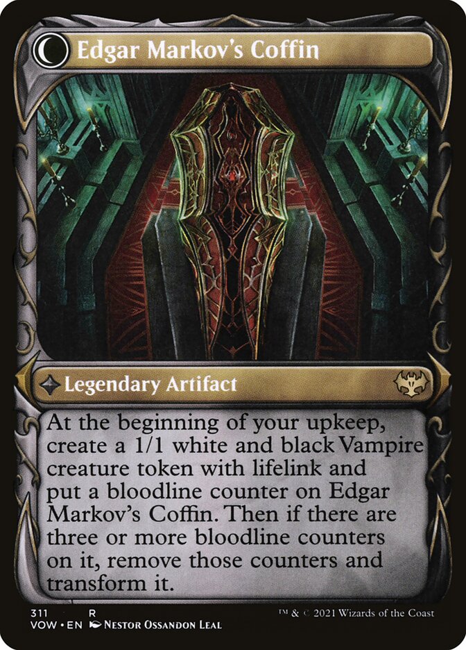 Magic the Gathering Card - Edgar Markov's Coffin - MTG Circle