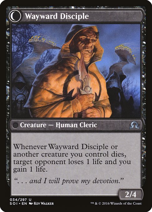 Magic the Gathering Card - Wayward Disciple - MTG Circle