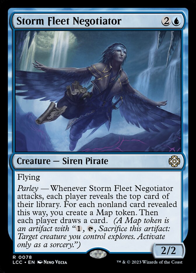 Magic the Gathering Card - Storm Fleet Negotiator - MTG Circle
