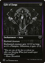 Magic the Gathering Card - Gift of Fangs - MTG Circle