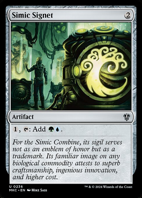 Magic the Gathering Card - Simic Signet - MTG Circle