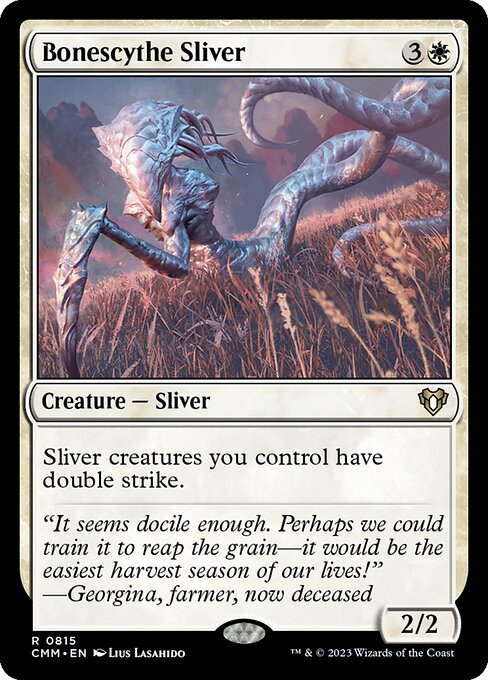 Magic the Gathering Card - Bonescythe Sliver - MTG Circle