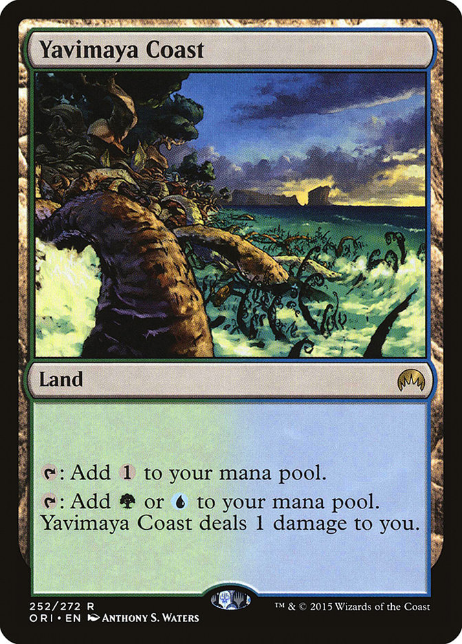 Magic the Gathering Card - Yavimaya Coast - MTG Circle
