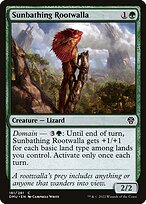 Magic the Gathering Card - Sunbathing Rootwalla - MTG Circle