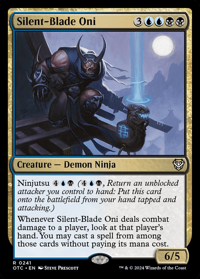Magic the Gathering Card - Silent-Blade Oni - MTG Circle