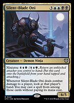 Magic the Gathering Card - Silent-Blade Oni - MTG Circle