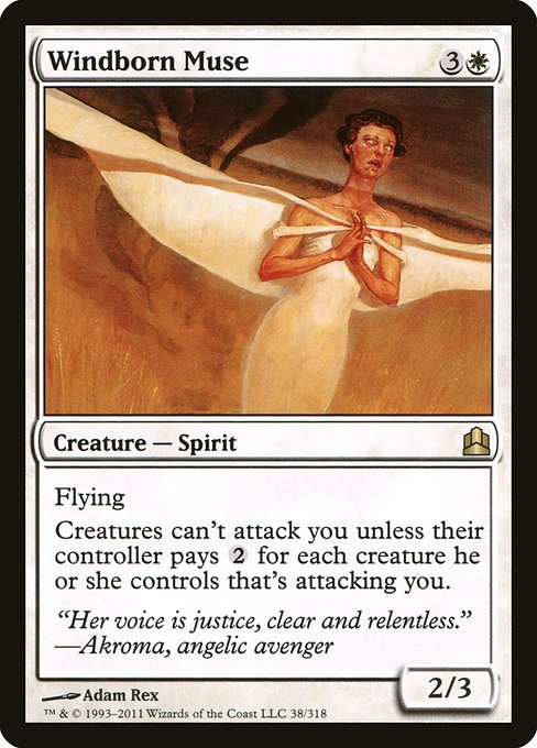 Magic the Gathering Card - Windborn Muse - MTG Circle