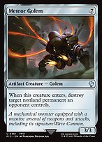 Magic the Gathering Card - Meteor Golem - MTG Circle