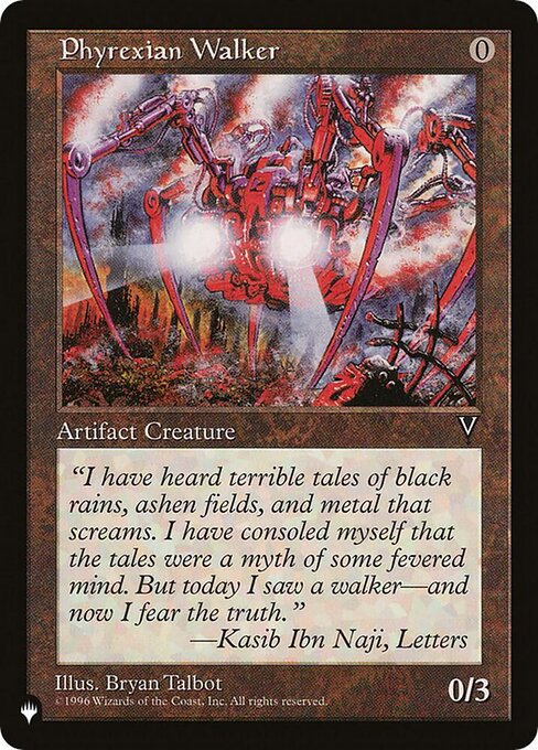 Magic the Gathering Card - Phyrexian Walker - MTG Circle