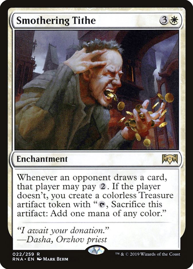 Magic the Gathering Card - Smothering Tithe - MTG Circle